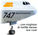 747 destinazioni con migliaia di tariffe aeree low cost